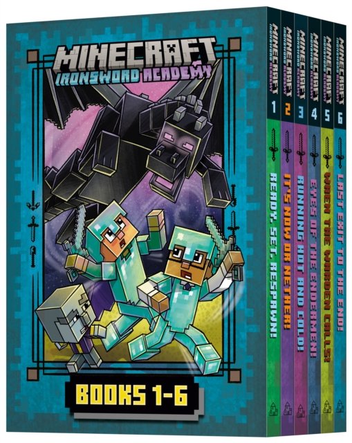 Cover for Caleb Zane Huett · Minecraft Ironsword Academy Books 1-6 Boxed Set (Book) (2026)