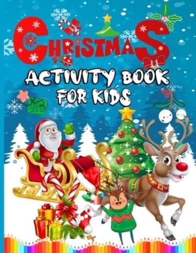 Cover for Yellow Barrel Press · Christmas Activity Book For Kids (Paperback Book) (2020)