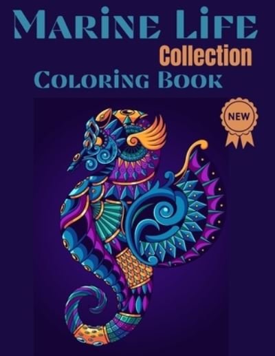 Cover for Over The Rainbow Publishing · Marine life Collection Coloring Book (Paperback Book) (2020)