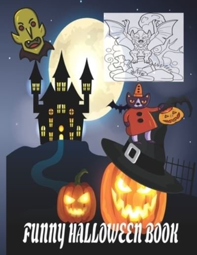 Cover for Coloring Book House · Funny Halloween Book (Paperback Book) (2020)