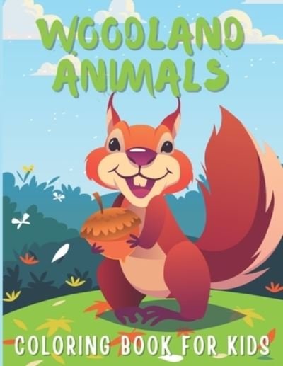 Cover for Oscar Barrys · Woodland Animals Coloring Book For Kids (Paperback Book) (2020)