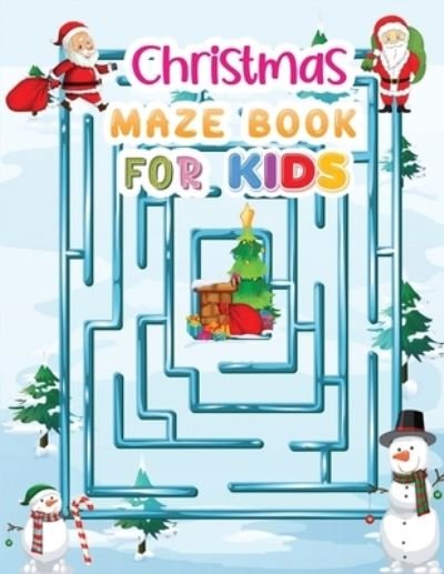 Cover for Jane Adult Press · Christmas Maze Book for Kids (Paperback Book) (2020)