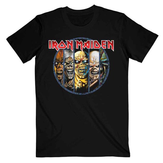 Cover for Iron Maiden · Iron Maiden Unisex T-Shirt: Eddie Evolution (Black) (T-shirt)