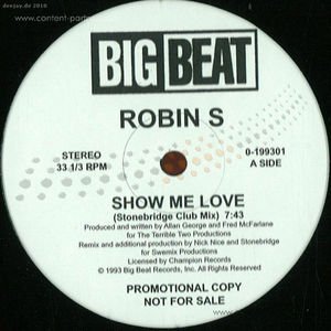 Cover for Robin S · Show Me Love / Love for Love (12") (2011)