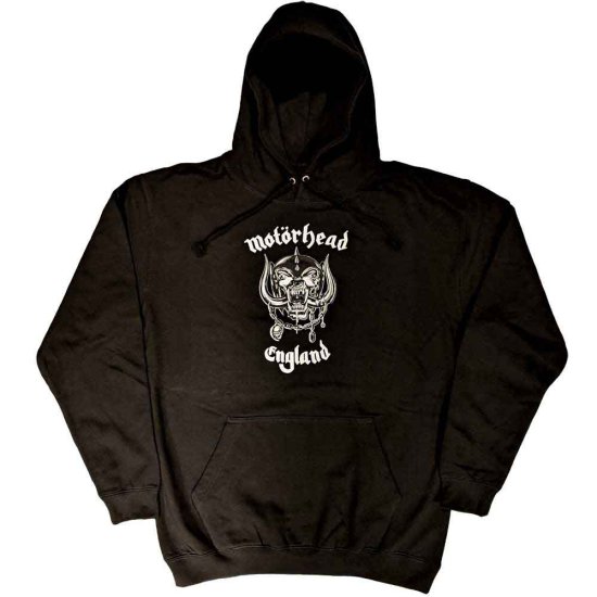 Cover for Motörhead · Motorhead Unisex Pullover Hoodie: England (Black) (MERCH) [size S] [Black - Unisex edition] (2013)