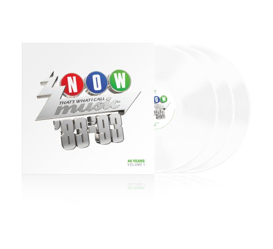 Cover for Now Music · Now That's What I Call 40 Years: Vol. 1 - 1983-1993 (LP) [White Vinyl edition] (2023)
