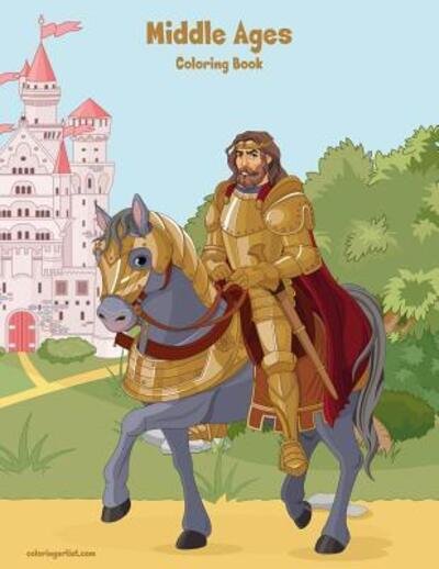 Cover for Nick Snels · Middle Ages Coloring Book (Paperback Book) (2019)