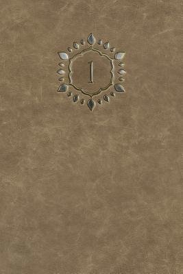 Cover for N D Author Services · Monogram "1" Notebook (Paperback Book) (2017)