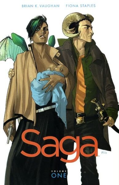 Cover for Brian K. Vaughan · Saga, Vol. 1 (Hardcover Book) [Turtleback School &amp; Library Binding edition] (2012)