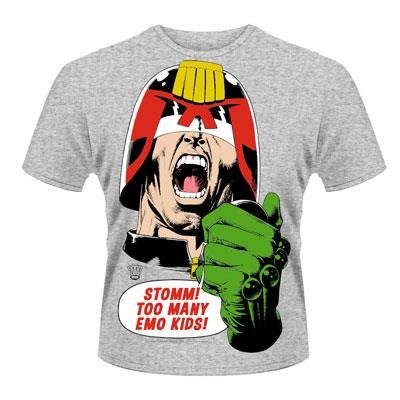 Cover for Judge Dredd · Emo Kids Grey (T-shirt) [size XXL] (2013)