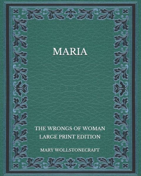 Cover for Mary Wollstonecraft · Maria (Paperback Book) (2020)