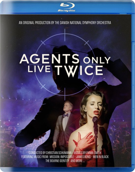 Cover for Danish National Symphony Orche · Agents Only Live Twice (Blu-ray) (2026)