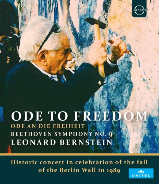 Cover for Leonard Bernstein · Beethoven: Symphony No. 9 - Ode To Freedom (Blu-ray) (2019)