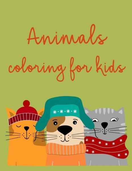 Cover for Harry Blackice · Animals coloring for kids (Paperback Book) (2019)