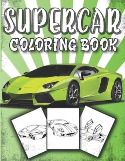 Cover for Art Coloring · Supercar Coloring Book (Paperback Book) (2020)