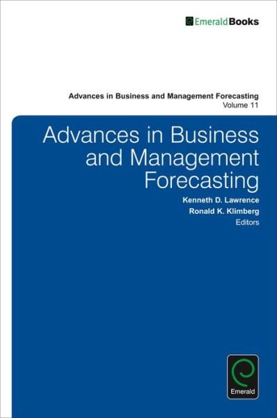 Cover for Advances in Business and Management Forecasting - Advances in Business and Management Forecasting (Hardcover Book) (2016)