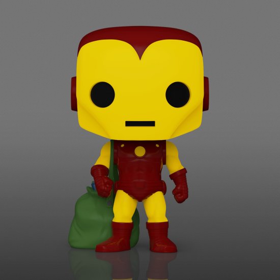 Cover for Funko · Funko Pop! &amp; Tee (adult): Marvel - Holiday Iron Man (glows In The Dark) Vinyl Figure &amp; T-shirt (N/A) [size S]