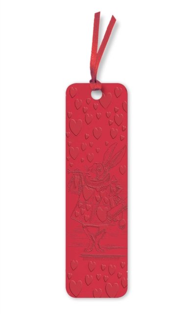 Cover for Alice's Adventures in Wonderland: White Rabbit Artisan Art Vegan Leather Bookmarks (pack of 10) - Flame Tree Bookmarks (Print) [Pack of 10 edition] (2026)