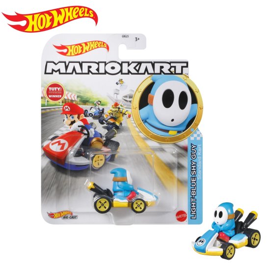 Cover for Mattel · Hot Wheels - Mario Kart - Die Cast - Light Blue Shy Guy (Toys)