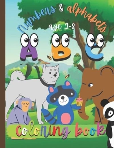 Cover for Alphabet Coloring Book · Numbers &amp; Alphabets Coloring Book (Paperback Book) (2020)