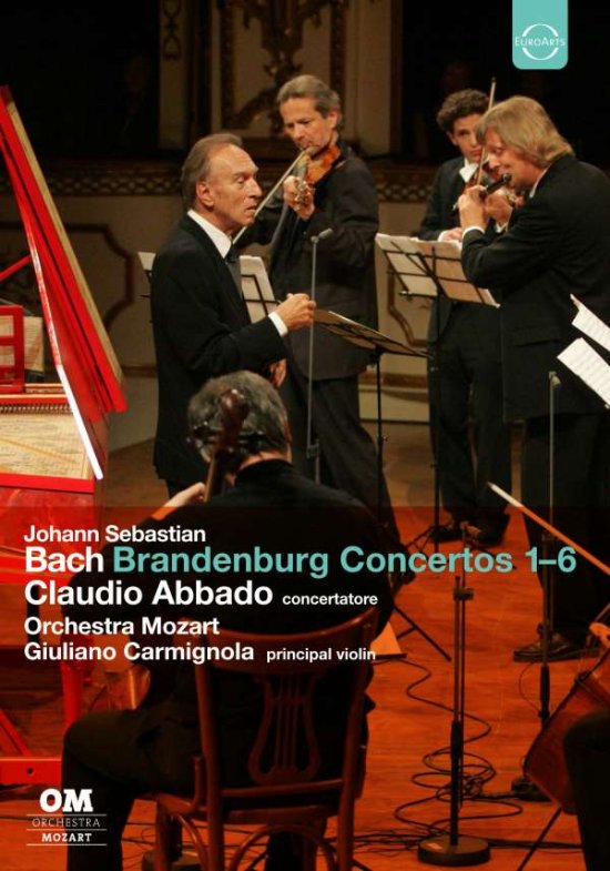 Cover for Abbado Claudio / Orchestra Mozart · Bach: Brandenburg Concertos 1-6 (DVD) (2022)