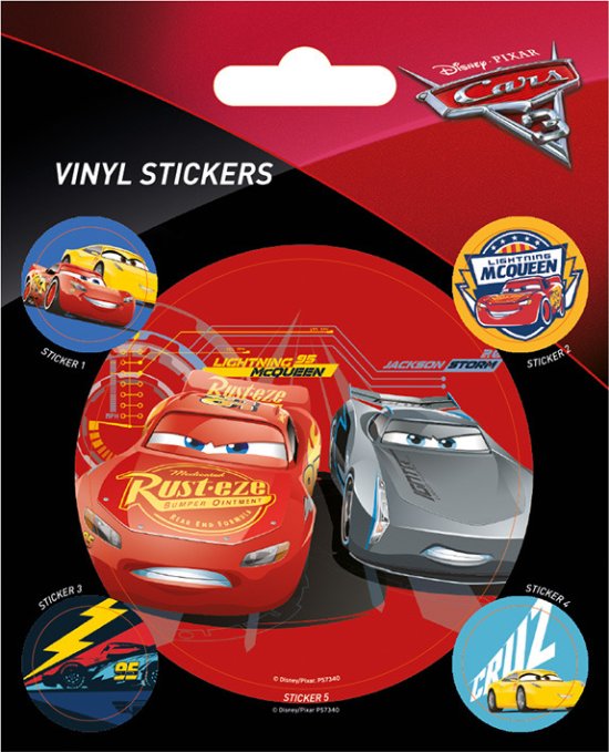 Cover for Cars 3 · Cars 3 - Racing (Set Adesivi 12,5X10 Cm) (MERCH)