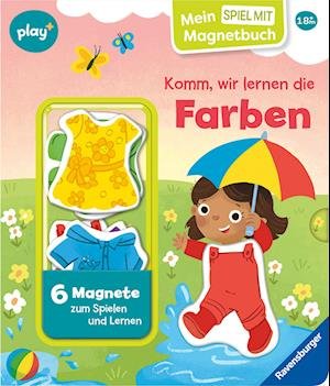 Cover for Kathrin Lena Orso · Play+ Mein Spiel mit-Magnetbuch Komm, wir lernen die Farben - ab 18 Monate (Book) (2025)