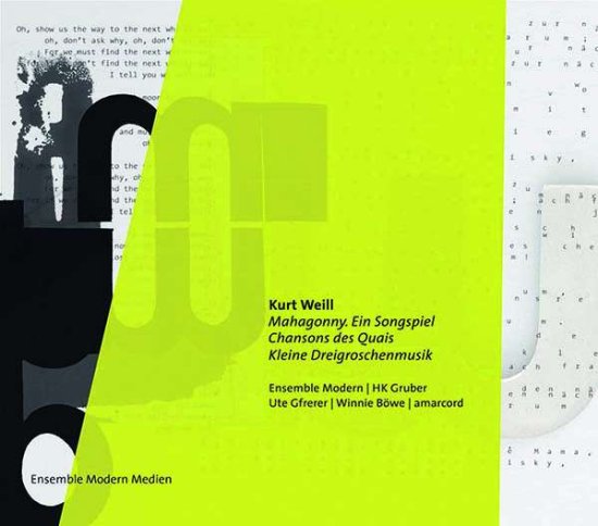 Cover for Ensemble Modern · Magahonny Songspiel / Chans (CD) (2019)