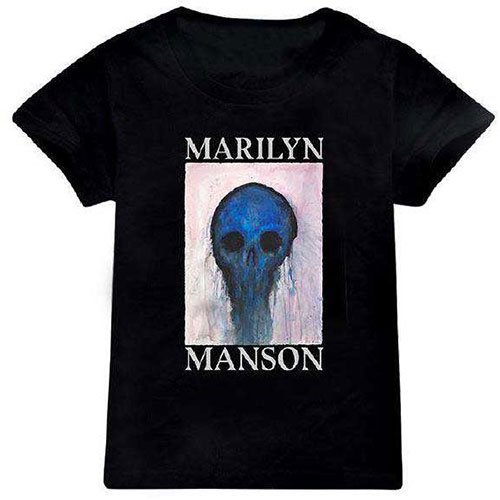 Cover for Marilyn Manson · Marilyn Manson Kids T-Shirt: Halloween Painted Hollywood (Black) (11-12 Years) (MERCH) [size 11-12yrs] [Black - Kids edition] (2020)