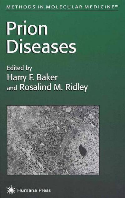 Cover for Harry F Baker · Prion Diseases - Methods in Molecular Medicine (Paperback Book) [Softcover reprint of the original 1st ed. 1996 edition] (2013)