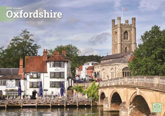 Cover for Carousel Calendars · Oxfordshire A4 Calendar 2025 (Calendar) (2024)