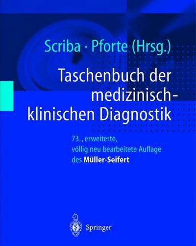 Cover for Scriba  Peter C. · Taschenbuch Der Medizinisch Klinischen (Paperback Book) (2011)