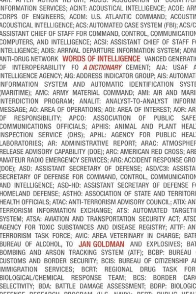 Cover for Goldman, Jan, Ph.D. · Words of Intelligence: A Dictionary (Paperback Book) (2006)