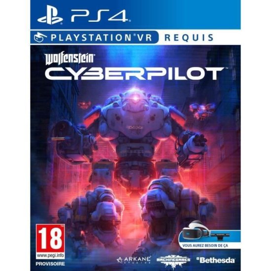 Cover for Bethesda · Wolfenstein: Cyberpilot Dutch / French (Ps4) (GAME) (2019)