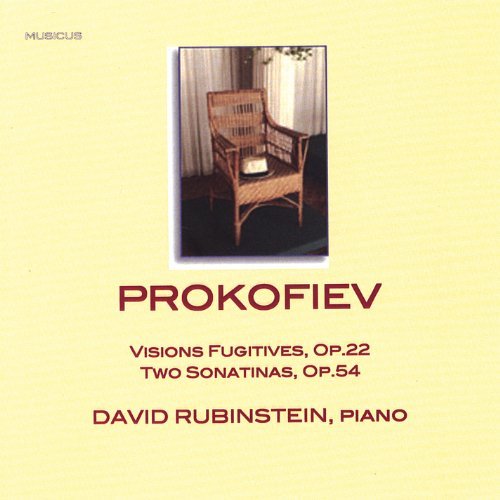 Cover for Rubinstein David · Prokofiev Visions Fugitives Op.22 and Two Sonatinas Op.54 (CD) (2007)