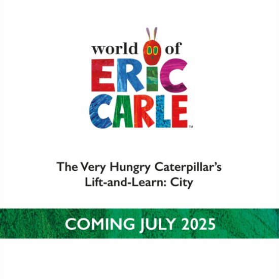 Cover for Eric Carle · The Very Hungry Caterpillar’s Lift-and-Learn: City (Board book) (2025)
