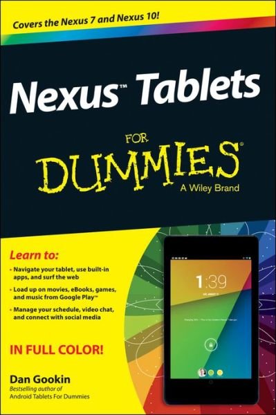 Cover for Dan Gookin · Nexus Tablets For Dummies (Paperback Book) (2013)