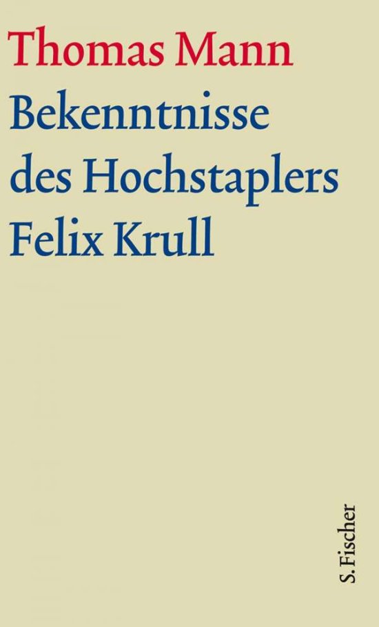 Cover for T. Mann · Große Frankf.12/1 Krull (Book)