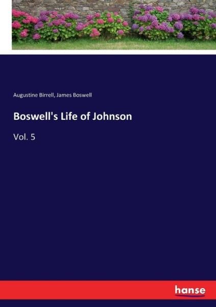 Cover for Birrell · Boswell's Life of Johnson (Book) (2017)