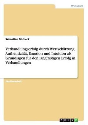 Cover for Dürbeck · Verhandlungserfolg durch Wertsc (Book)