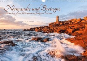 Cover for Gerhard Aust · Normandie und Bretagne: Zwischen Leuchttürmen und felsigen Küsten (Wandkalender 2022 DIN A3 quer) (Calendar) (2021)