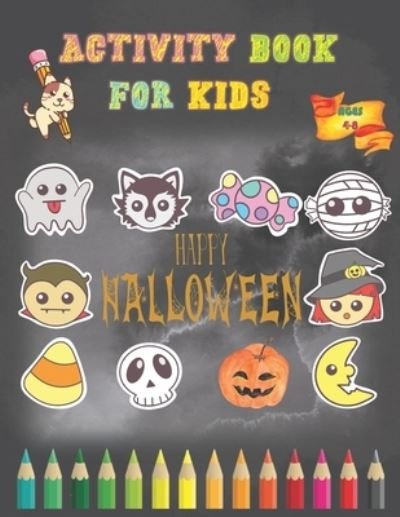 Cover for Busy Child · Happy Halloween Activity Book for Kids Ages 4-8 (Paperback Book) (2020)