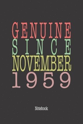 Cover for Genuine Gifts Publishing · Genuine Since November 1959 (Paperback Book) (2020)