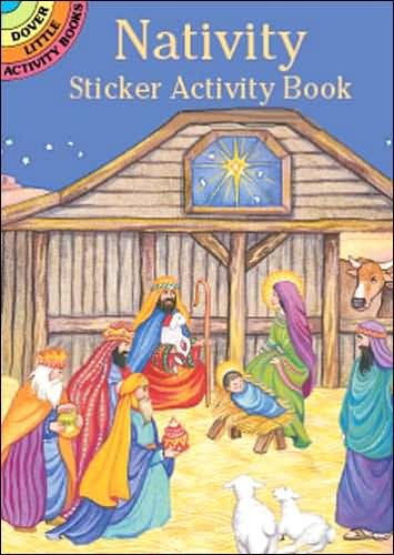 Cover for Marty Noble · Nativity Sticker Activity Book - Little Activity Books (Paperback Book) (2001)