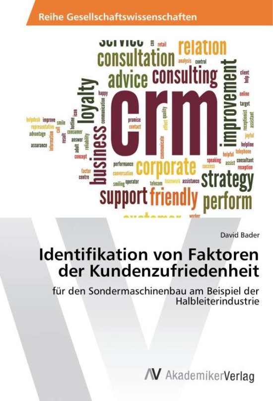 Cover for Bader · Identifikation von Faktoren der K (Book)