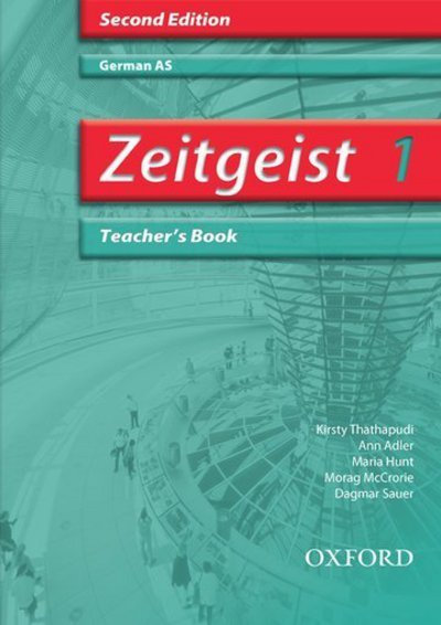 Cover for Morag McCrorie · Zeitgeist: 1: AS Teacher's Book - Zeitgeist (Spiral Book) (2008)