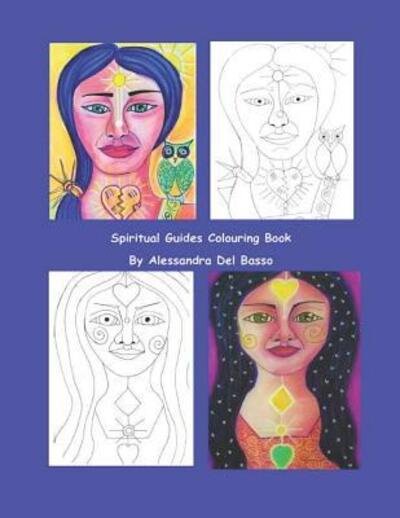 Cover for Alessandra del Basso · Spiritual Guides Colouring Book (Paperback Book) (2019)