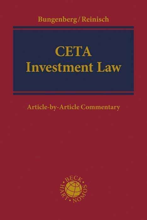 Cover for Bungenberg · CETA Investment Law (Book)