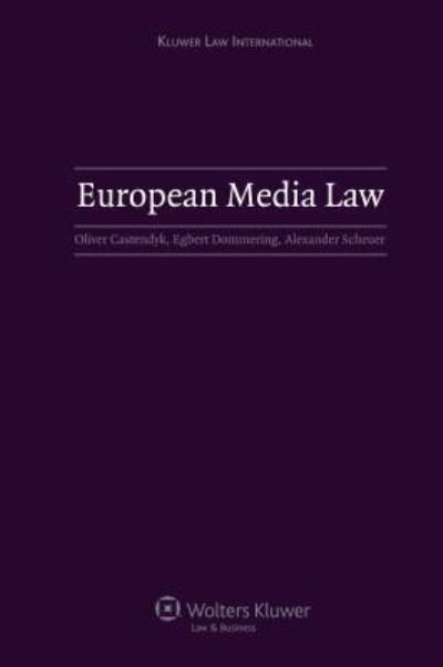 Cover for Oliver Castendyk · European media law (Book) (2008)