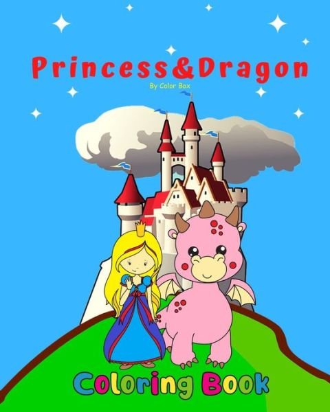 Cover for Color Box · Princess And Dragon Coloring Book (Paperback Book) (2020)